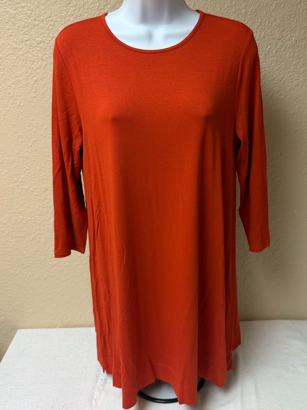 4/$20 J. Jill Long Sleeve Tunic Top - Rust Orange